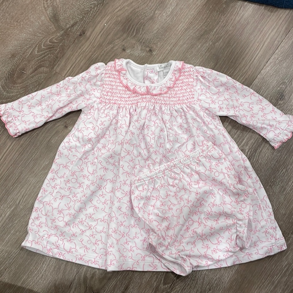 Kissy kiss 3-6mo dress